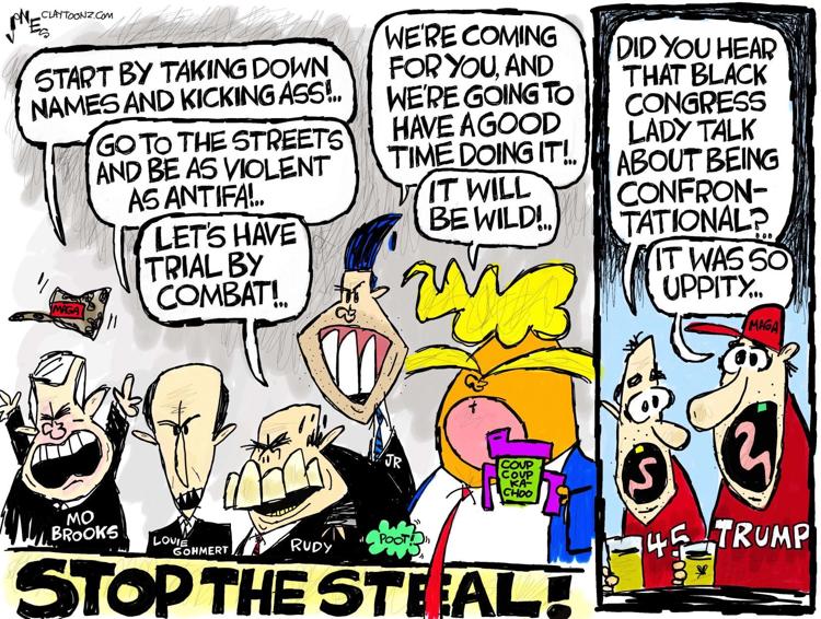 bottom toon Editorial Cartoon