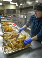Frank Veltri Thanksgiving Dinner dishing out free meals for 57th year