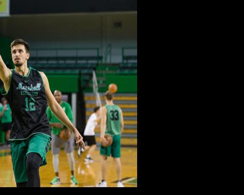 Marshall Basketball Ante Sustic Waiting For His Chance Marshall