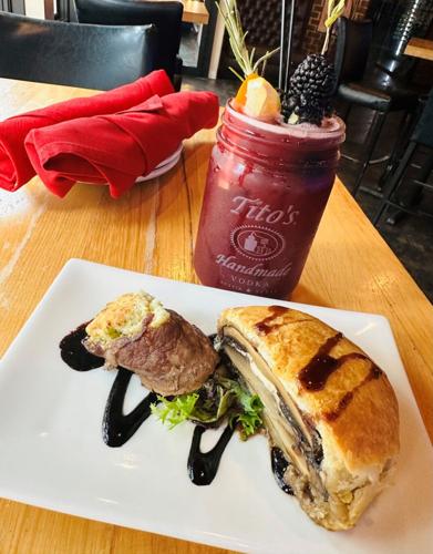 Portabello Mushroom Wellington and Beef Roll from DT Prime - photo by Steven Keith.jpg