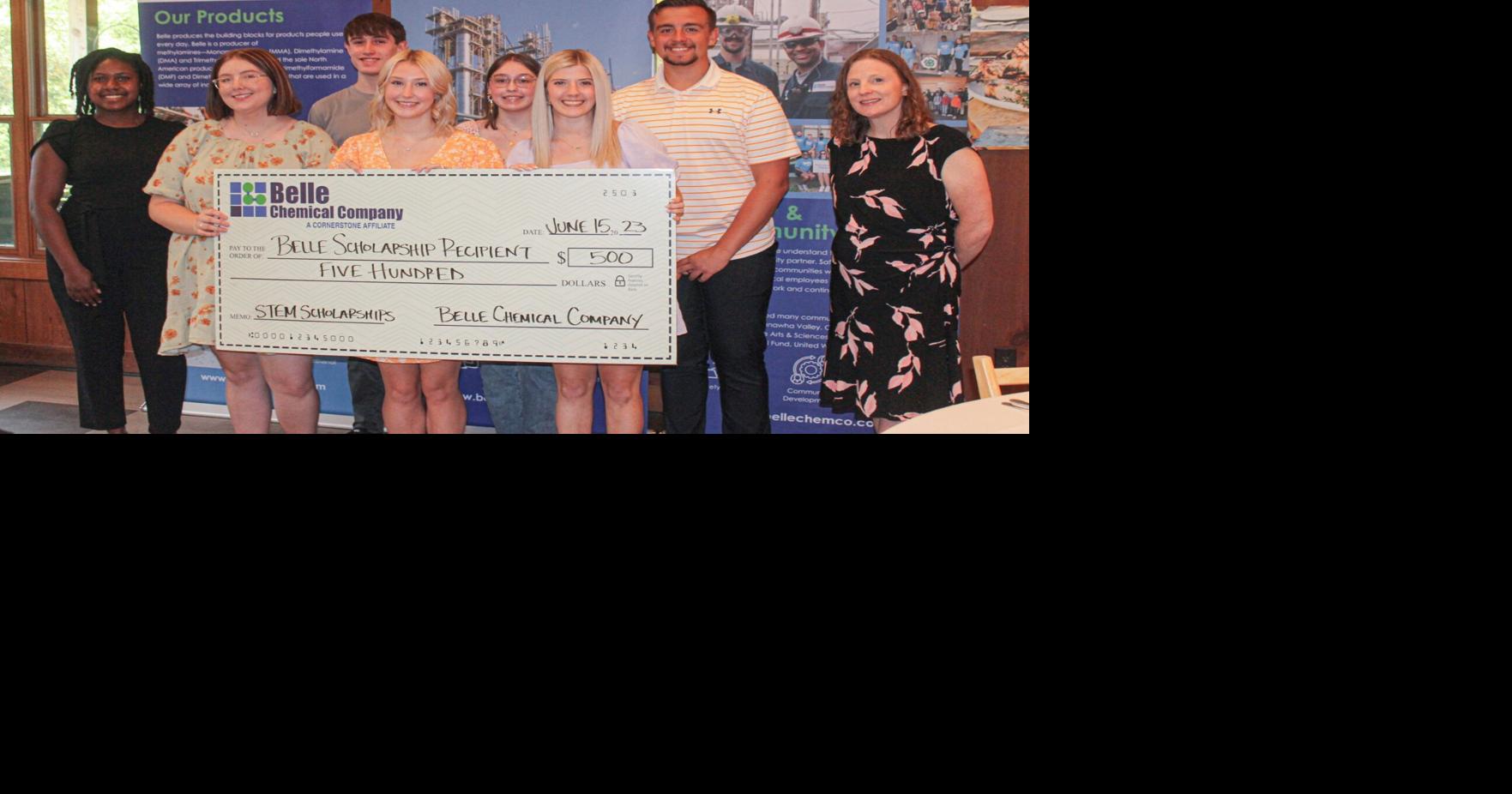 BUSINESS ROUNDUP Belle Chemical recognizes scholarship winners Business