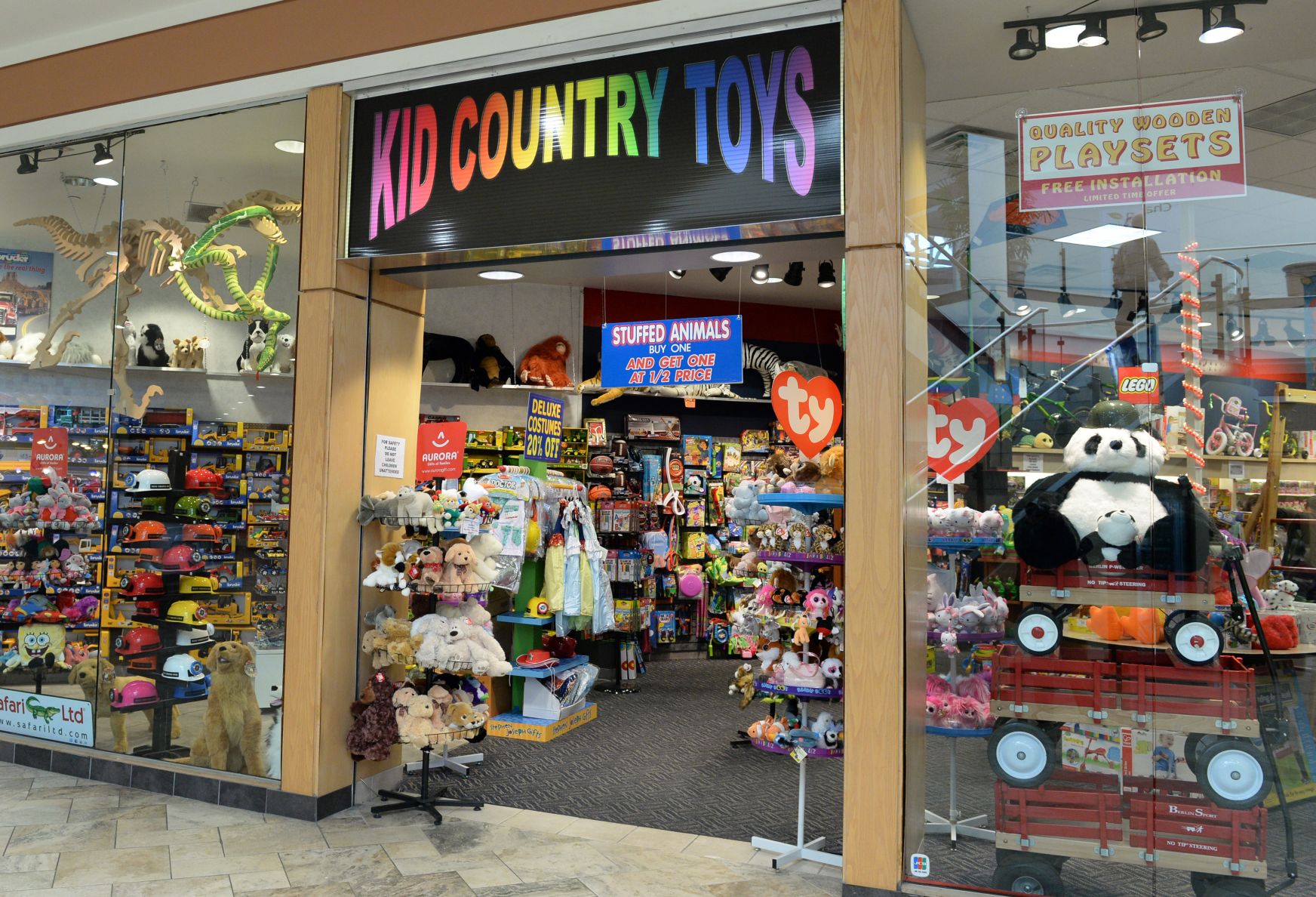 Toy store consolidating two mall locations Business