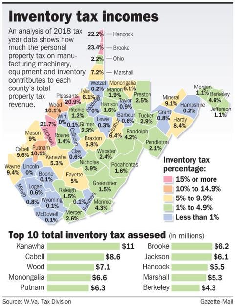 WV inventory tax map | | wvgazettemail.com