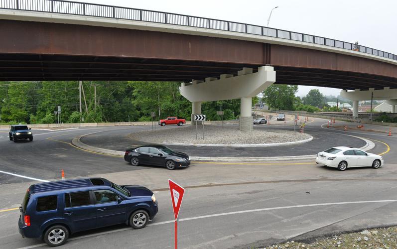 Jefferson Road Kanawha Turnpike roundabout