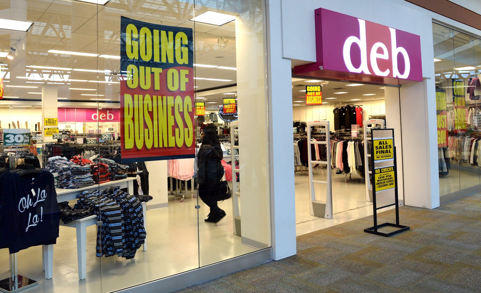 Debs Going Out of Business