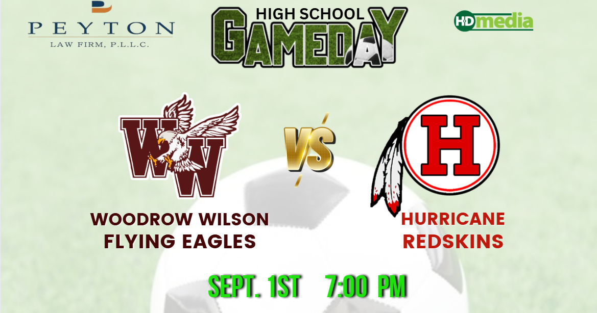 REPLAY: Woodrow Wilson vs. Hurricane: High School Gameday Soccer, presented by Peyton Law