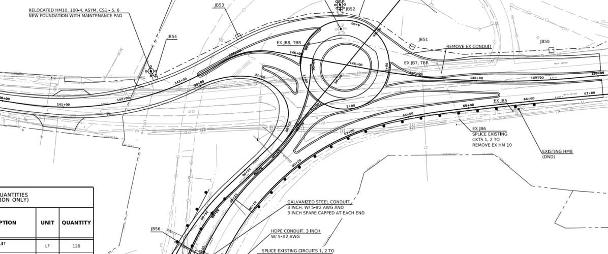 Roundabout in Institute