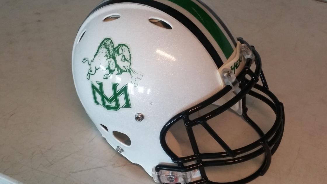 Marshall 1971 football helmets make return to the field Saturday Sports