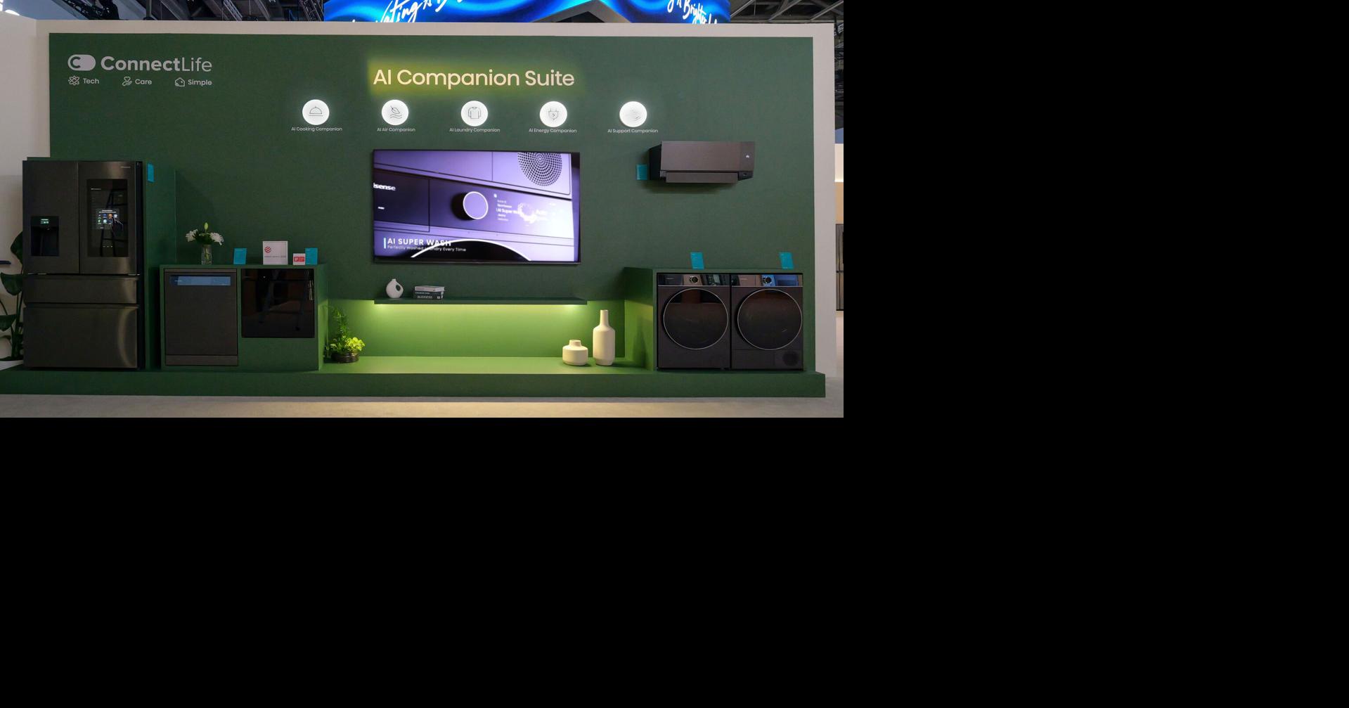 Hisense debuts AI Companion home appliance suite at IFA 2026