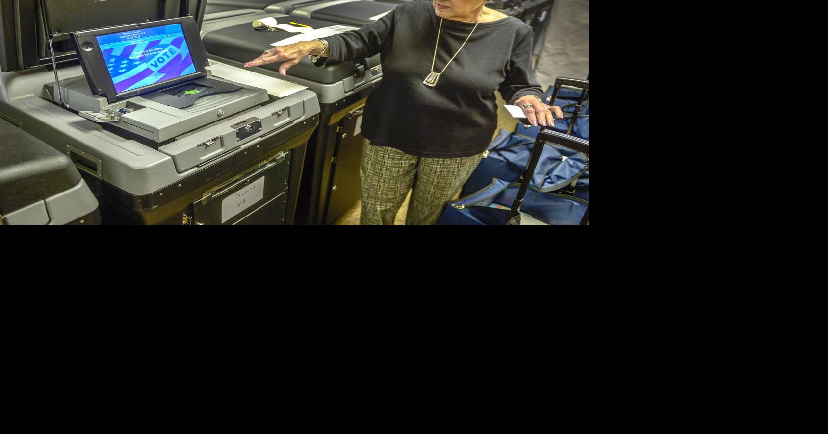 Kanawha County runs test of early voting systems | Election 2024 ...
