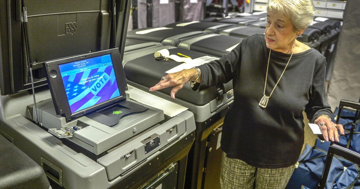 Kanawha County runs test of early voting systems | Election 2024 ...