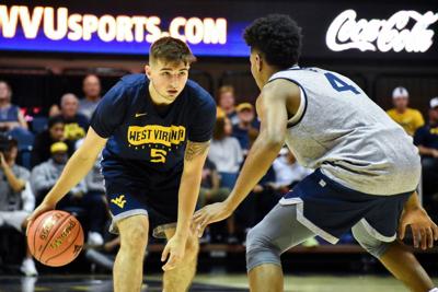 Wvu Basketball Fans Get First Look At New Look Mountaineers In