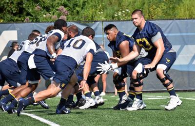 Wvu Football Slimmer Stronger Ol Mike Brown Ready To Show Off