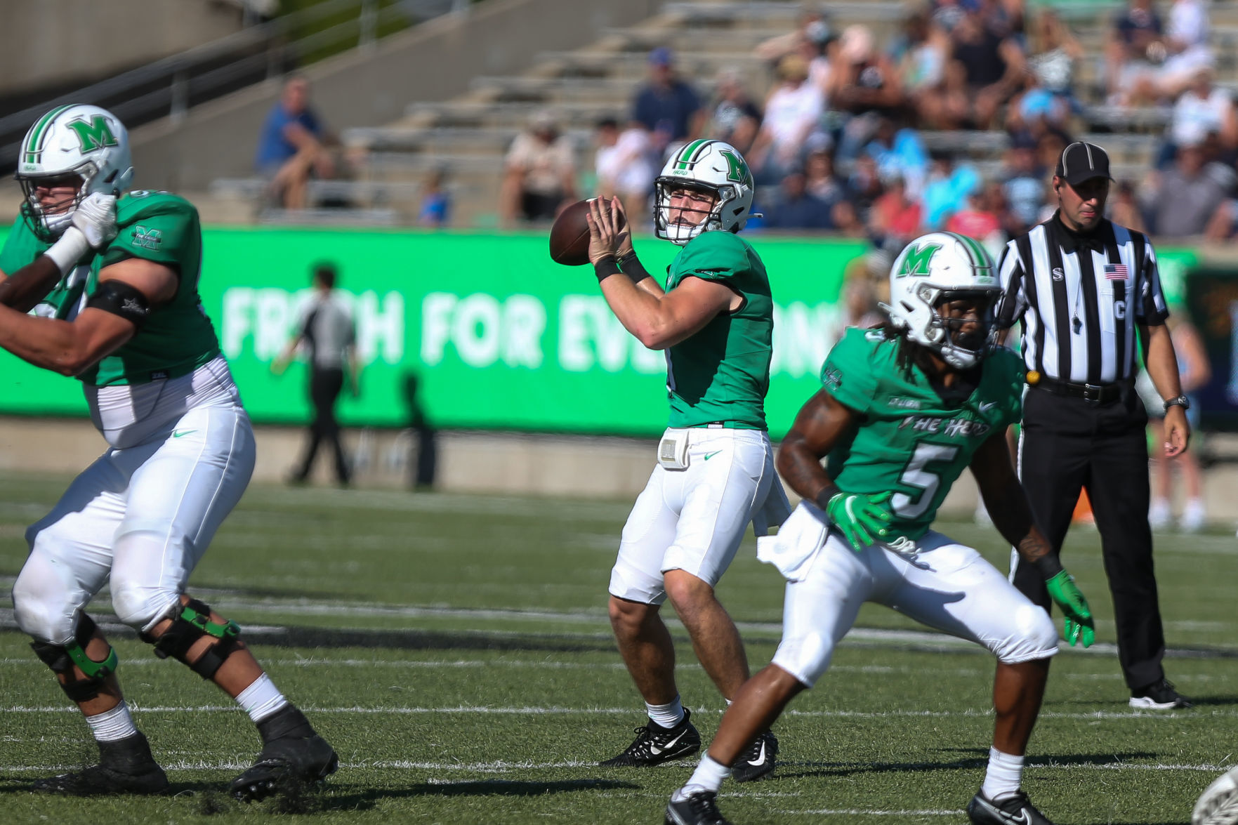 Marshall Football: Huff Reiterates Confidence In Herd QB Wells ...