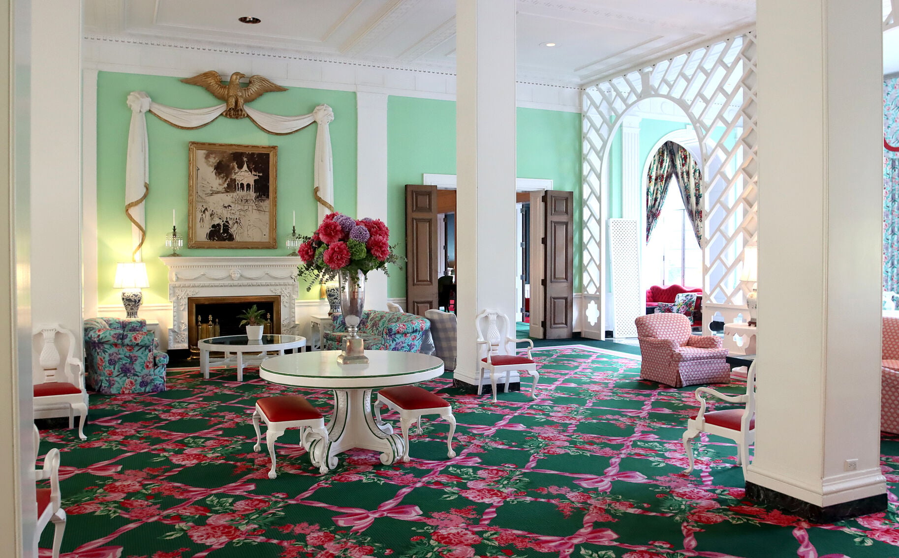 Trellis Room at the Greenbrier Hotel