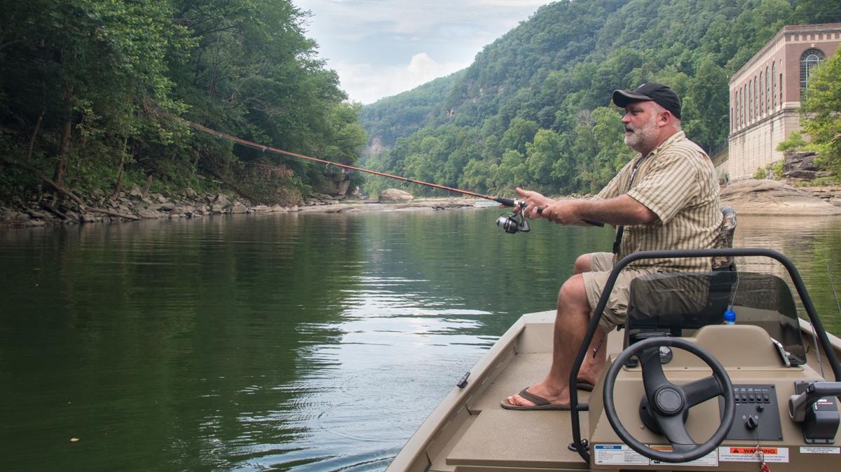 Jet boat takes anglers to rocky stretches of New, Gauley and Kanawha