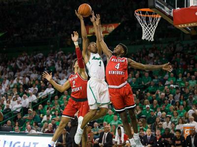 Marshall Basketball Herd Rallies Past Wku 70 69 Marshall