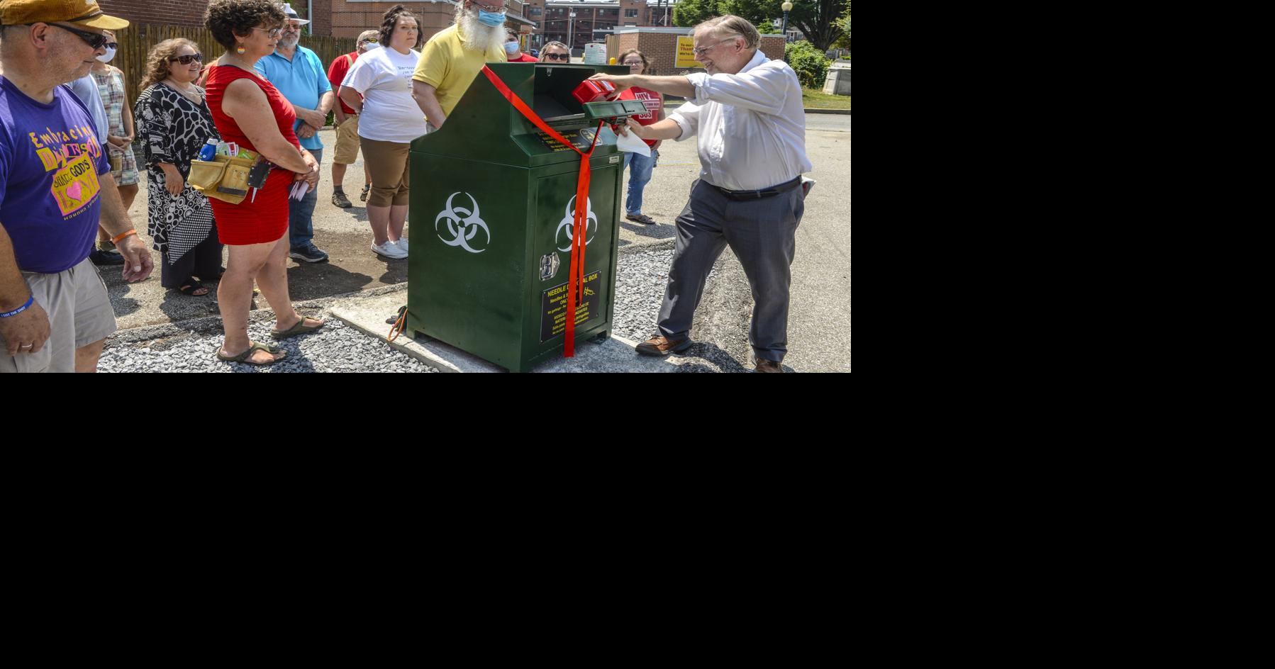 SOAR installs city's second public syringe drop box Health
