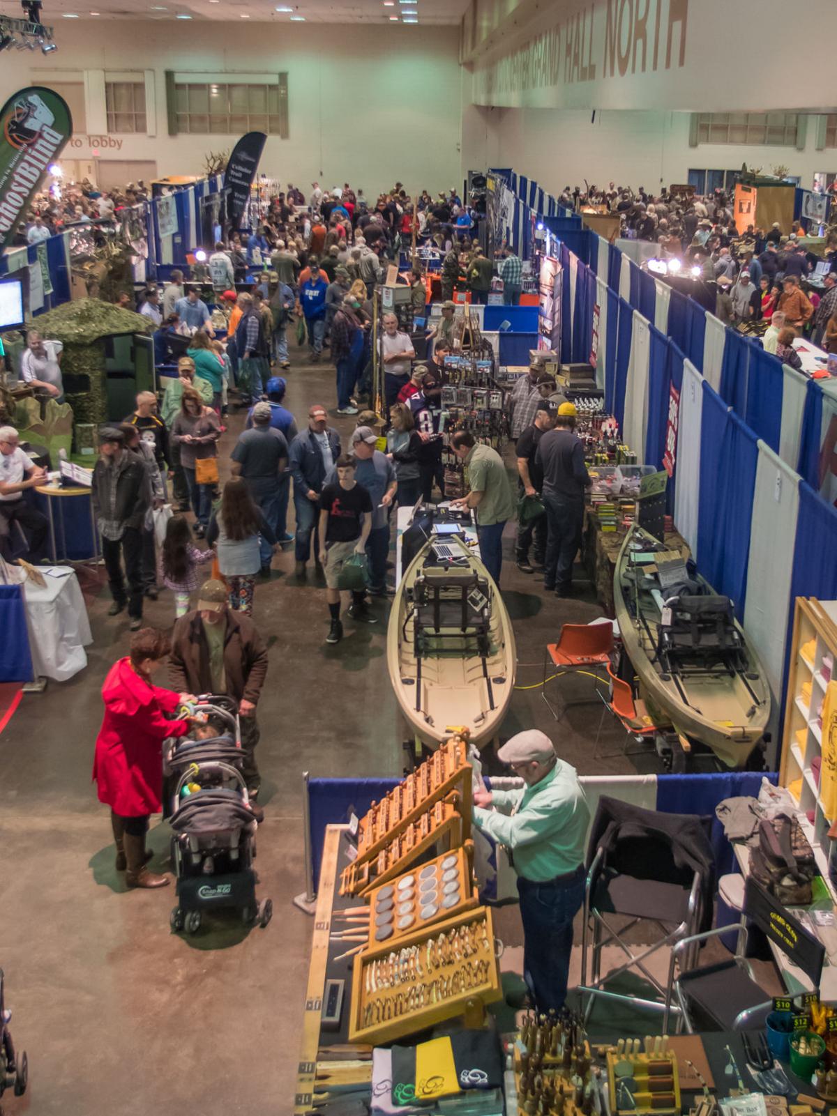 Annual outdoors show brings crowds to Charleston's Civic Center