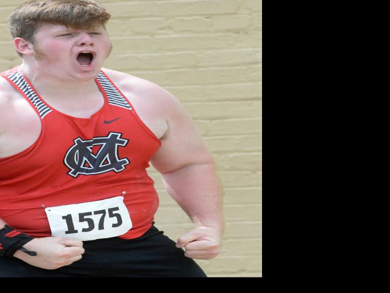 Prep Track State Meet Beverage Shatters Barnes Shot Put Record