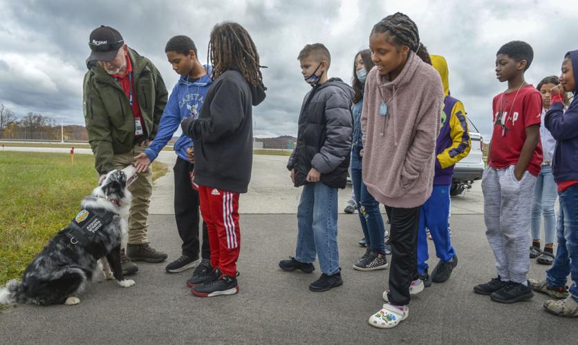 PHOTOS: Students visit Tuskegee Airmen exhibit at Yeager | News ...