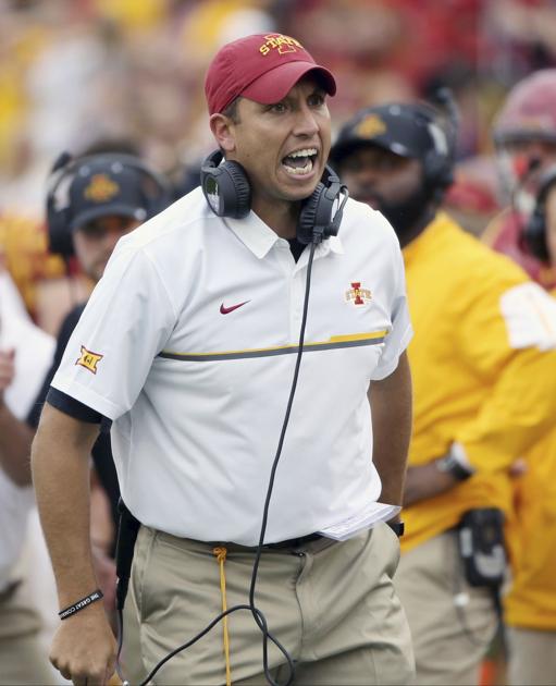 Mountaineer Gameday Iowa State Coach Matt Campbell And Wvu Assistant Matt Caponi Go Back Sports Wvgazettemail Com
