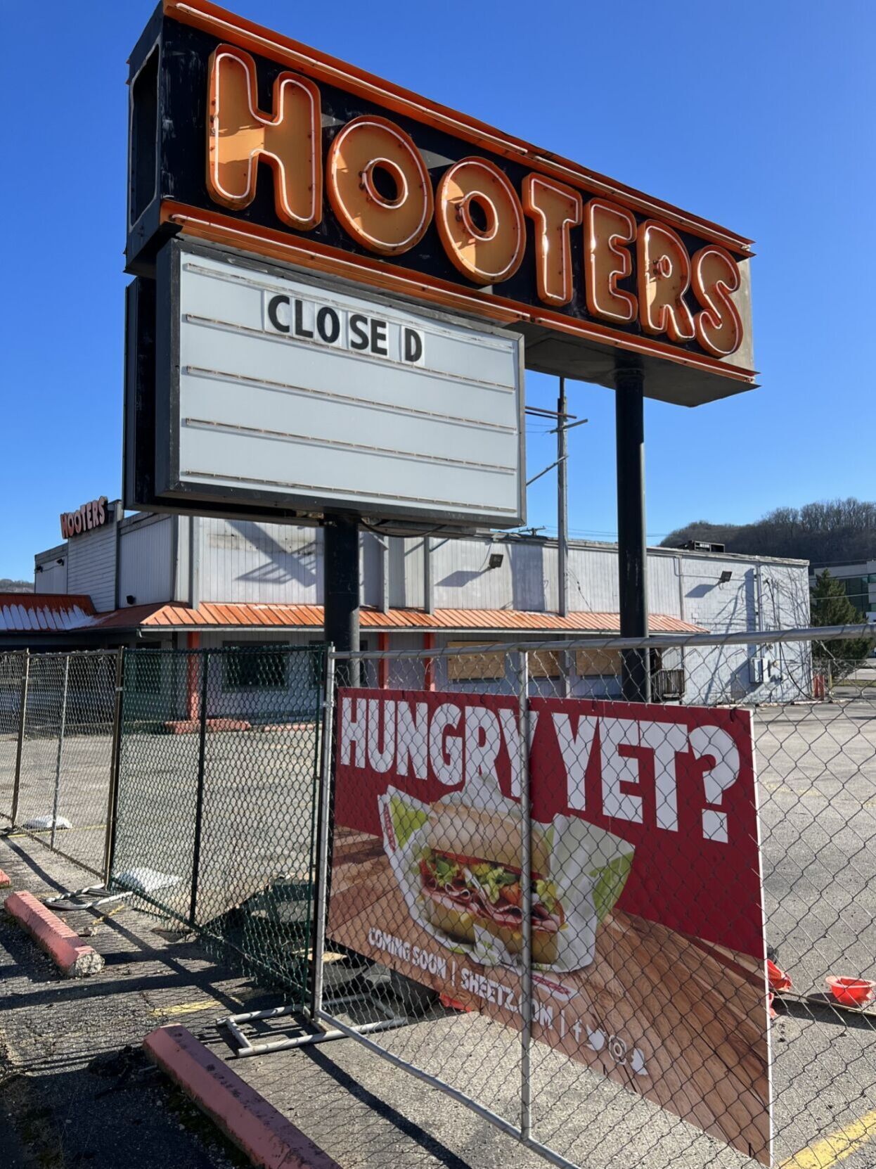 New Sheetz at the old Hooters in Kanawha City, Charleston WV