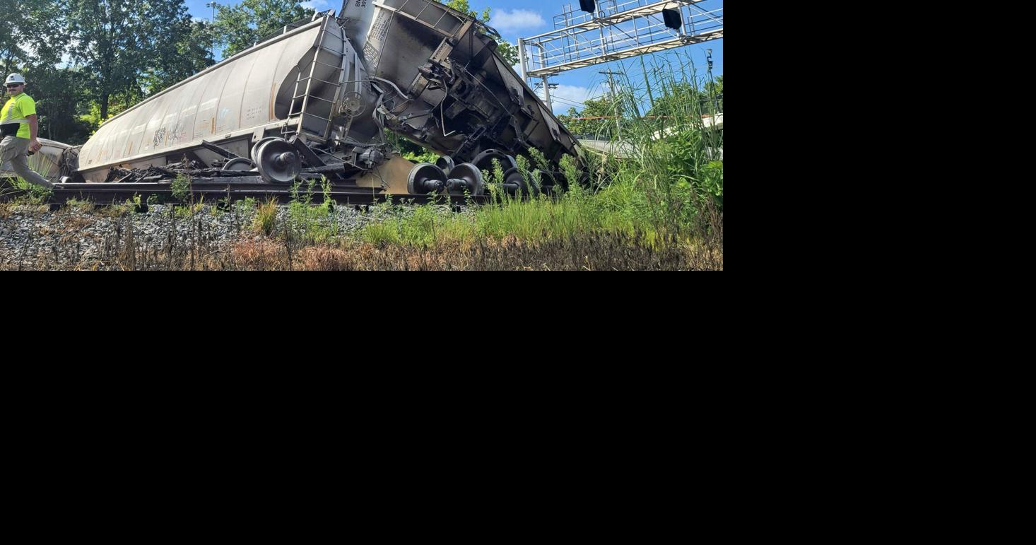 Coverage image for: CSX Corp. train derailment reported in South Charleston; here's what we know