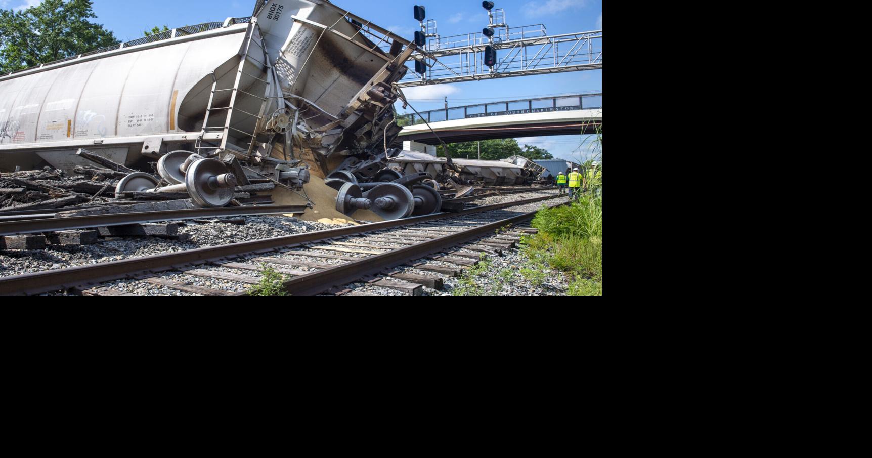 Coverage image for: CSX Corp. train derailment reported in South Charleston; here's what we know