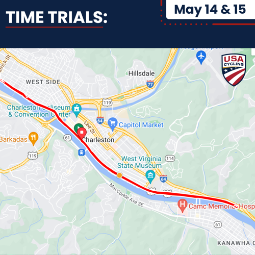 Road cycling Maps unveiled for USA Cycling event in Charleston