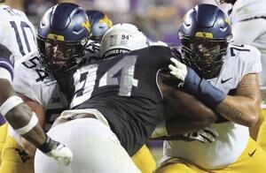 Zach Frazier is quiet, yet tough