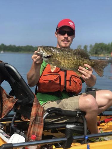 Kayak Bass Fishing  Norfolk County Ontario 