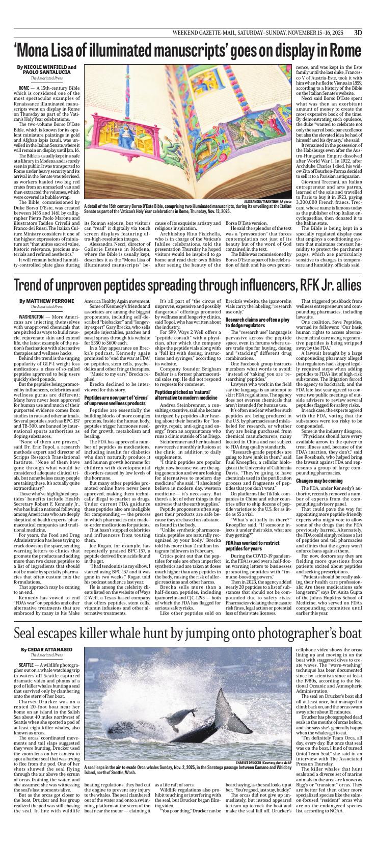 Page D3 | e-Edition | wvgazettemail.com