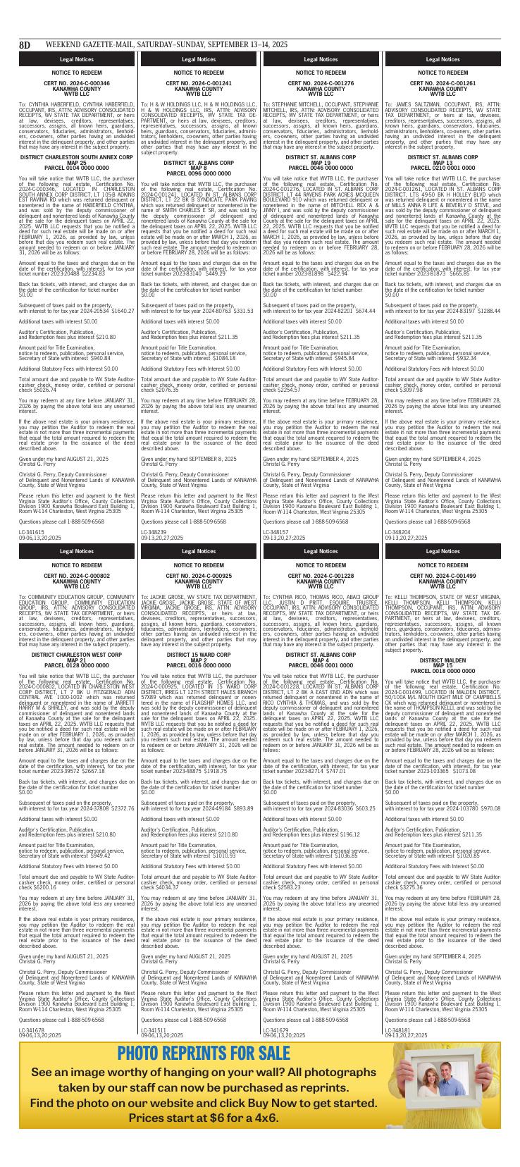 Page E1 | e-Edition | wvgazettemail.com