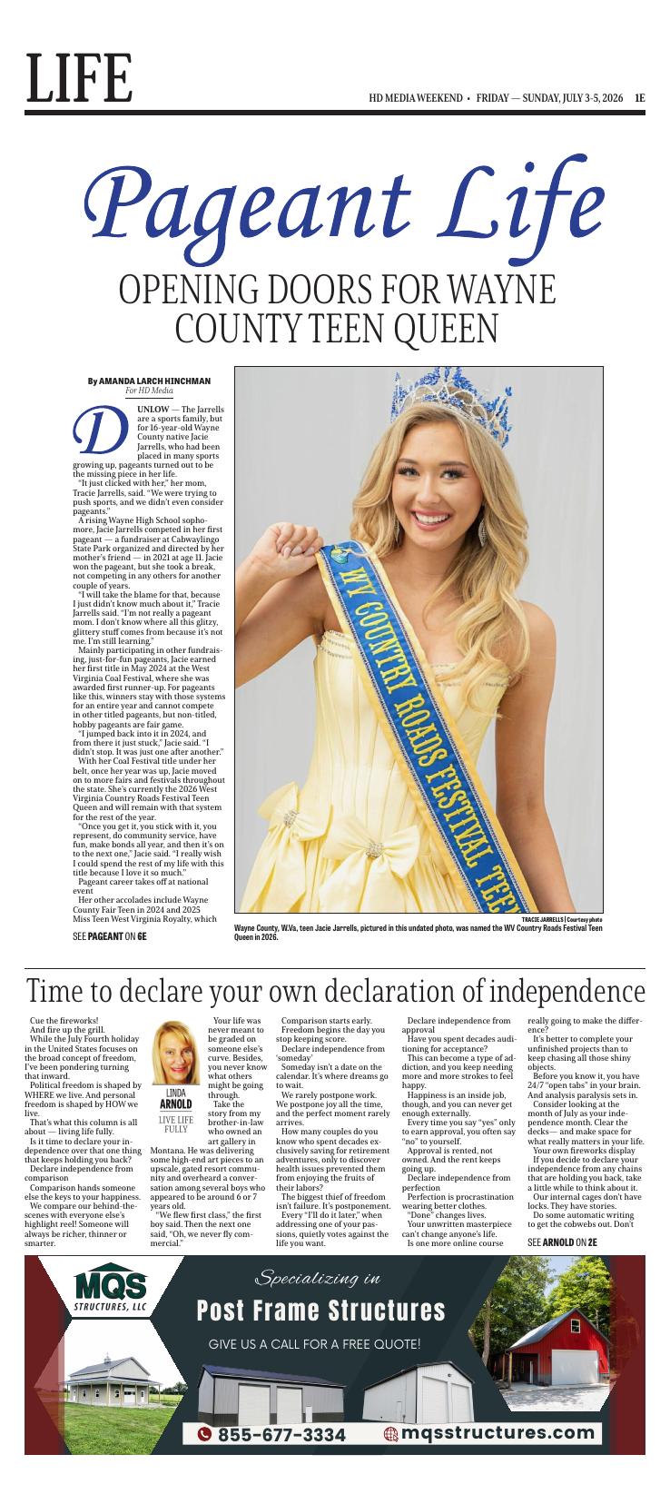 Page E1 | e-Edition | wvgazettemail.com