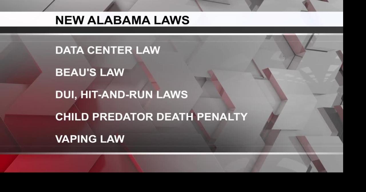 Alabama new laws take effect