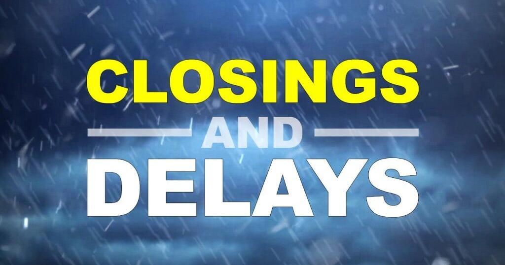 Here's the school systems starting Tuesday on a two-hour delay