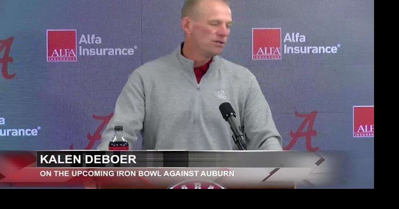 Alabama football coaches on upcoming Iron Bowl clash with Auburn