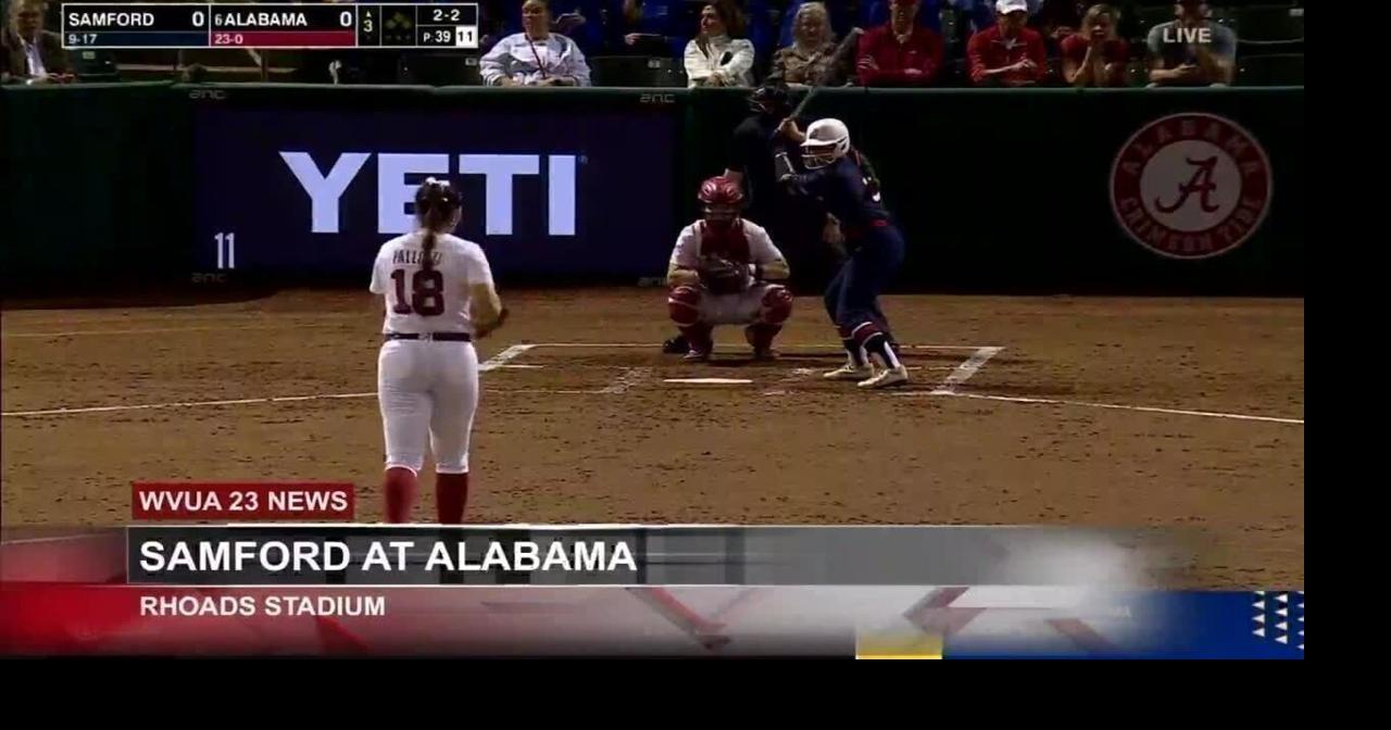 Alabama softball easily beats Samford in Tuscaloosa