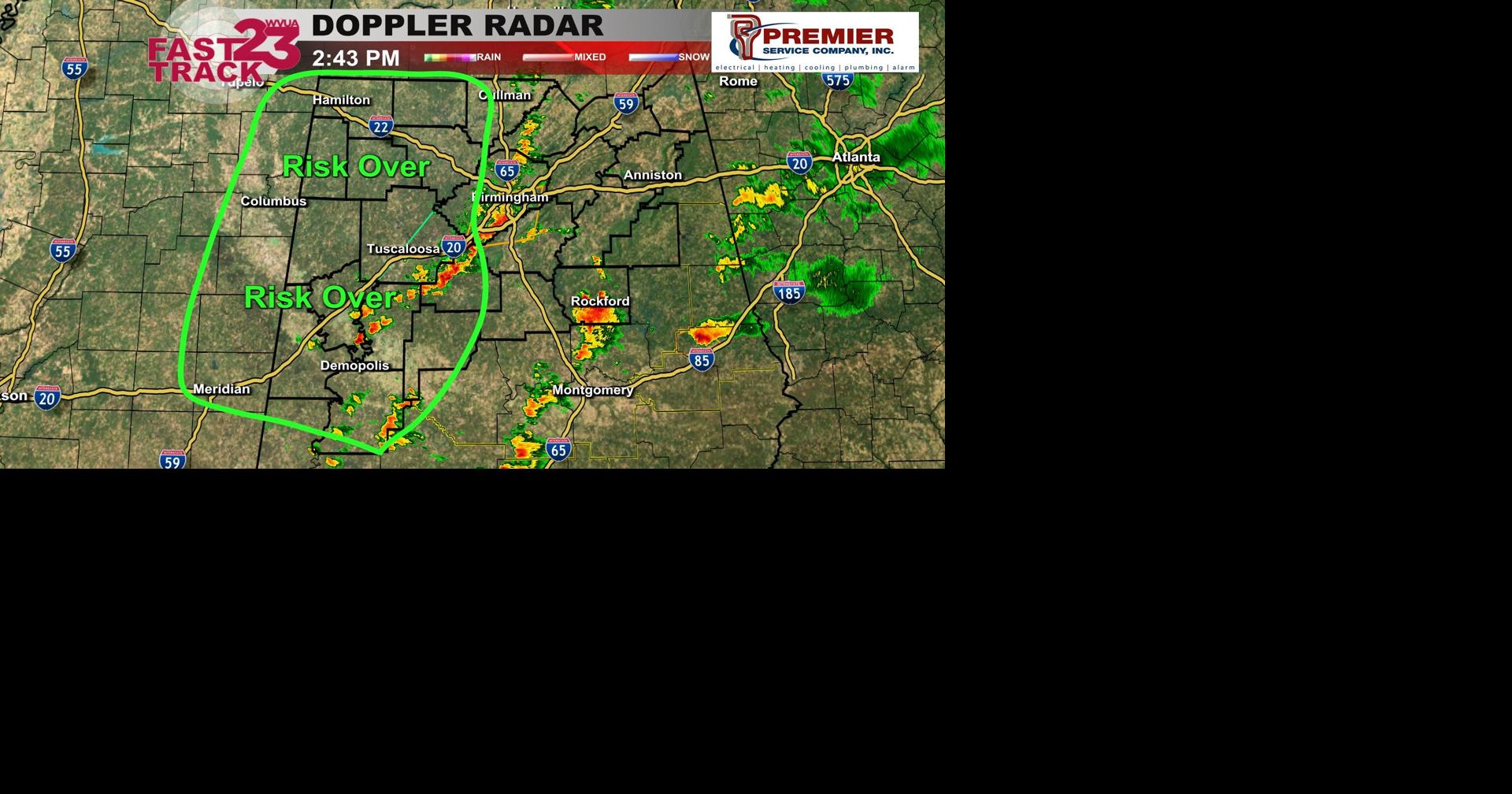 Severe Weather Risk Over for West Alabama... | Weather | wvua23.com
