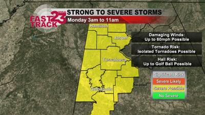 Strong to Severe Storms Late Sunday Night/Early Monday Morning ...