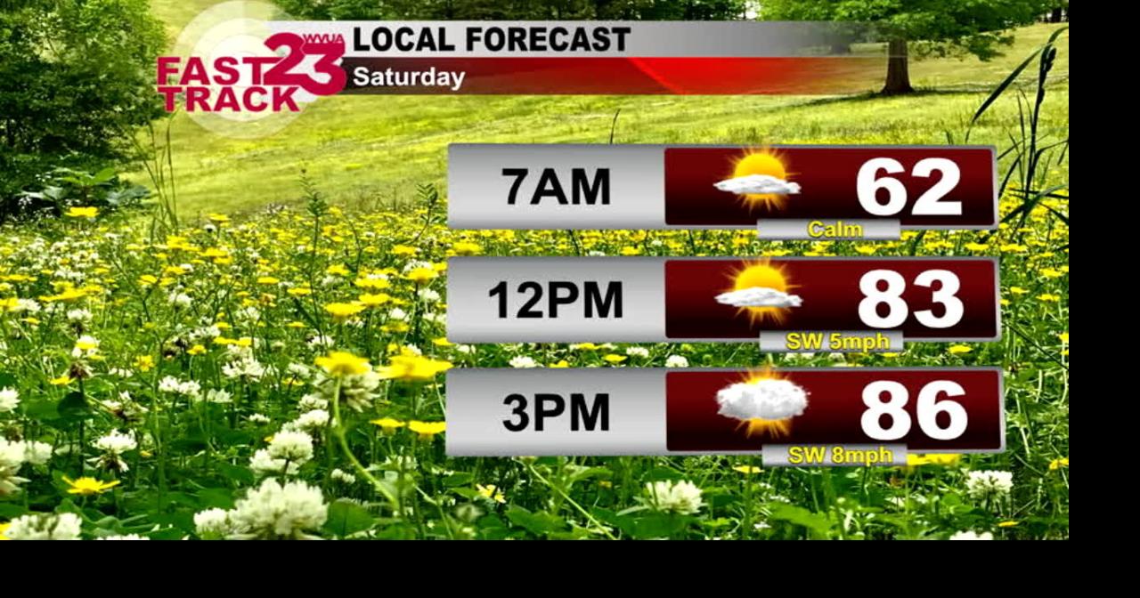 WVUA23 Weather Webcast for Saturday | Weather | wvua23.com