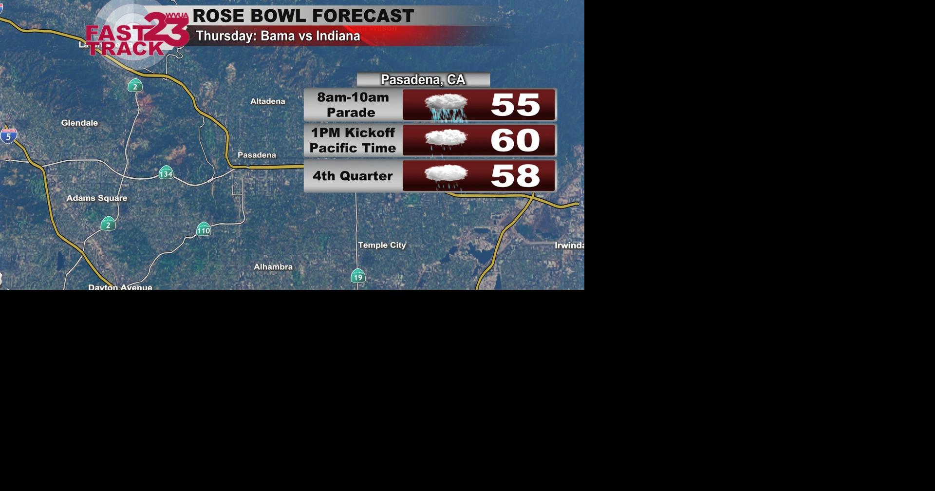 Rose Bowl Forecast... Bama vs Indiana