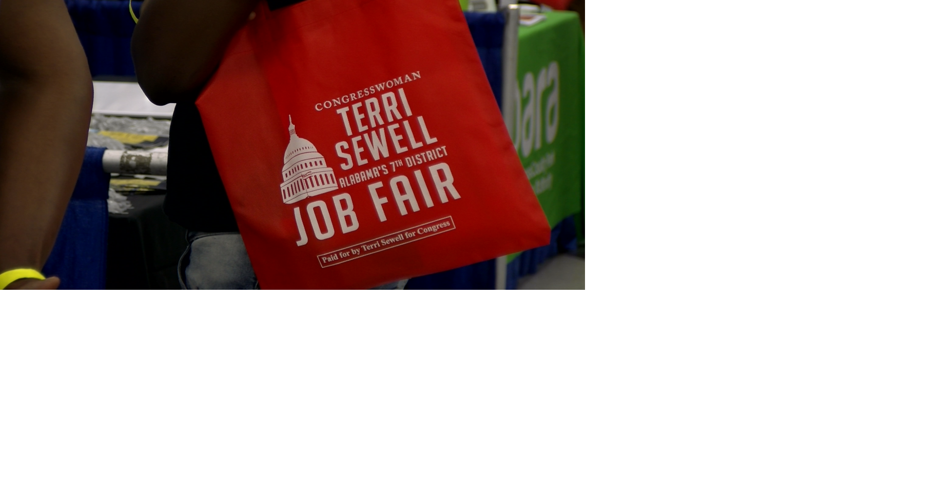 Hundreds flock to Rep. Terri Sewell's job fair