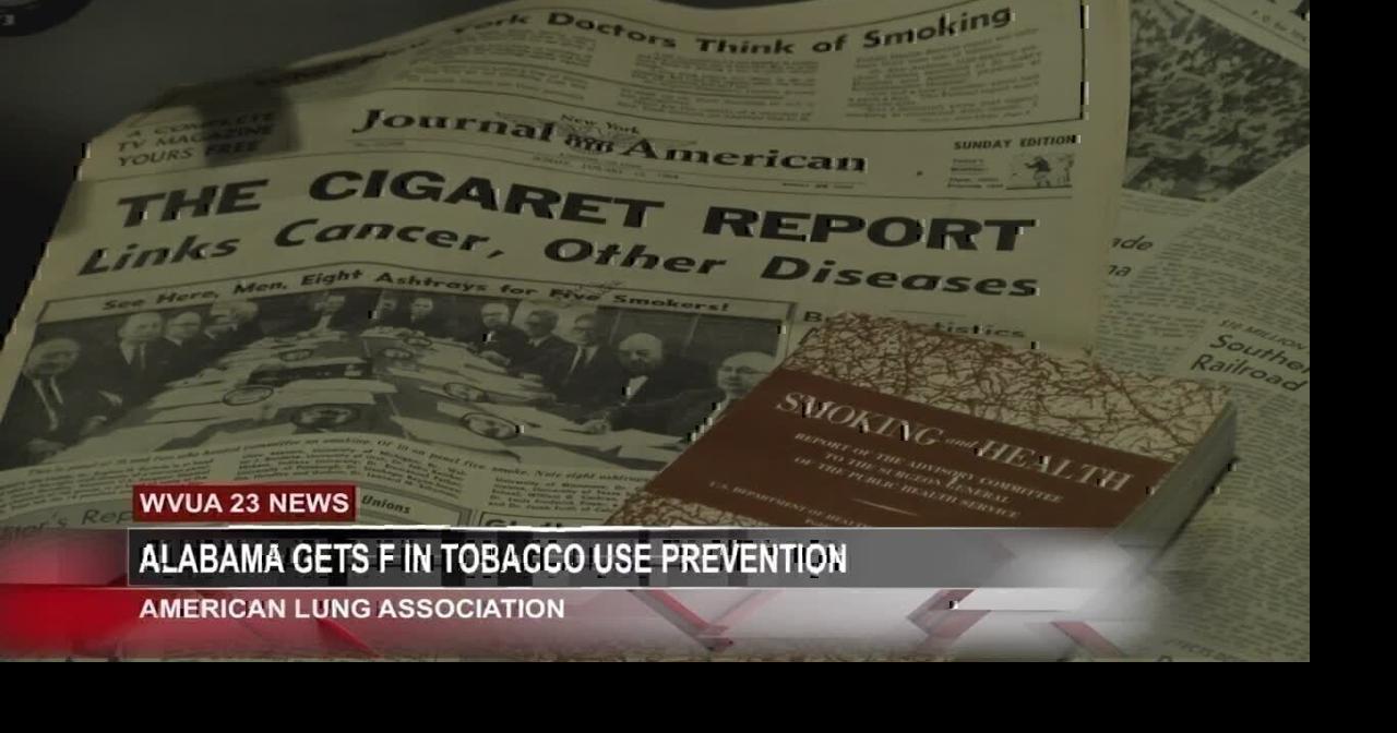 Alabama receives F grade at tobacco use prevention