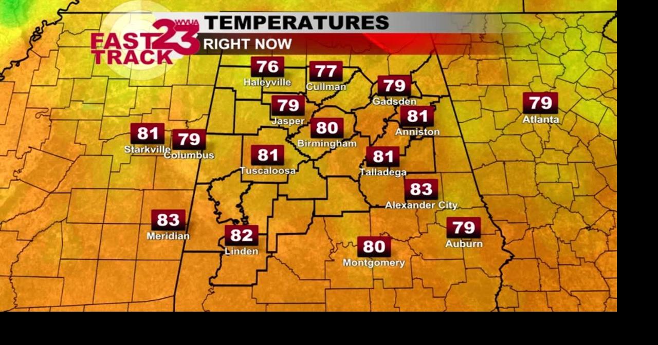 WVUA23 Weather Webcast for Friday PM | Weather | wvua23.com