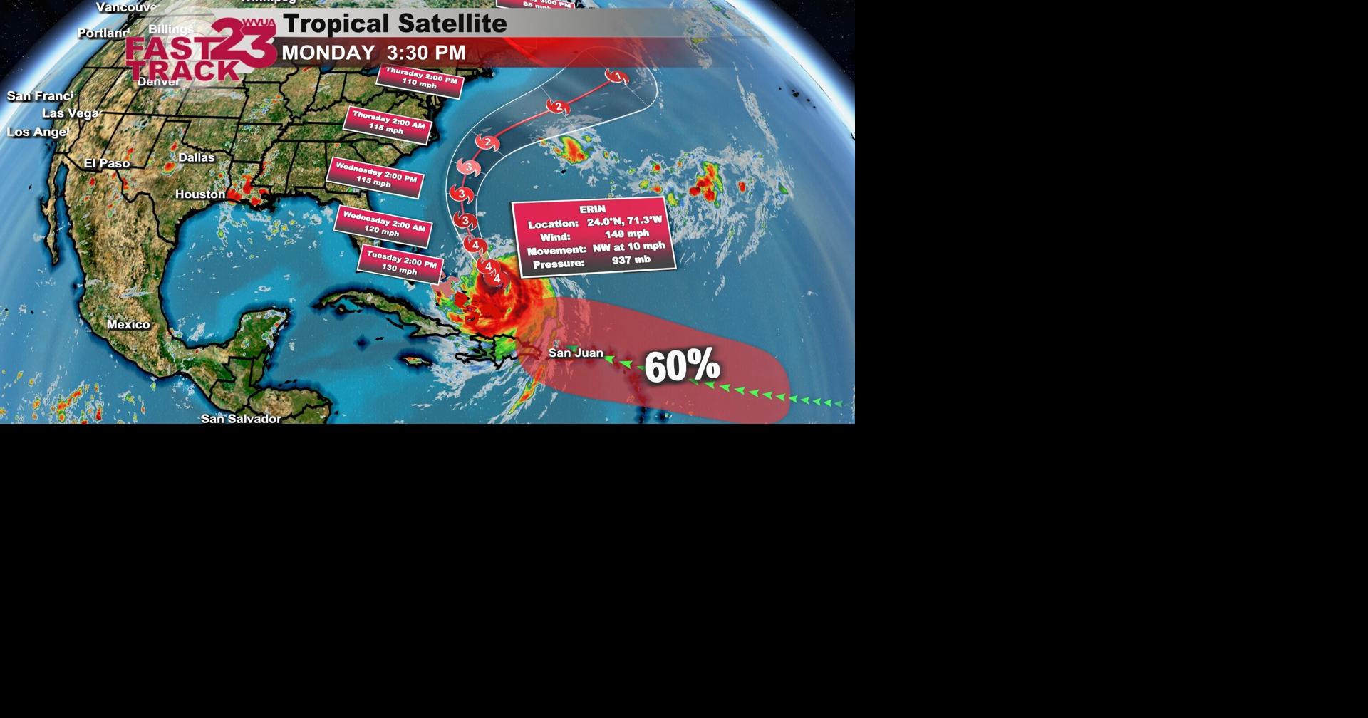 Hurricane Erin signals intense 2025 hurricane season