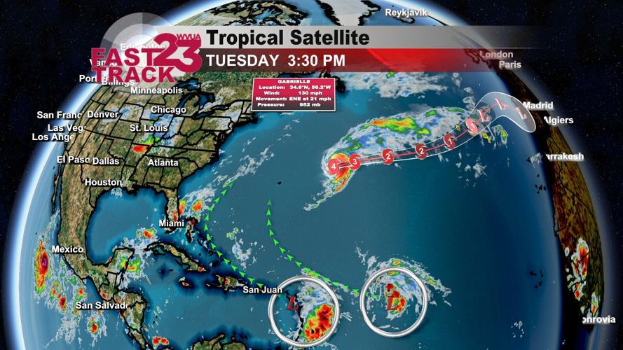 Tuesday PM Weather Update... Scattered Storms Likely Wednesday and ...