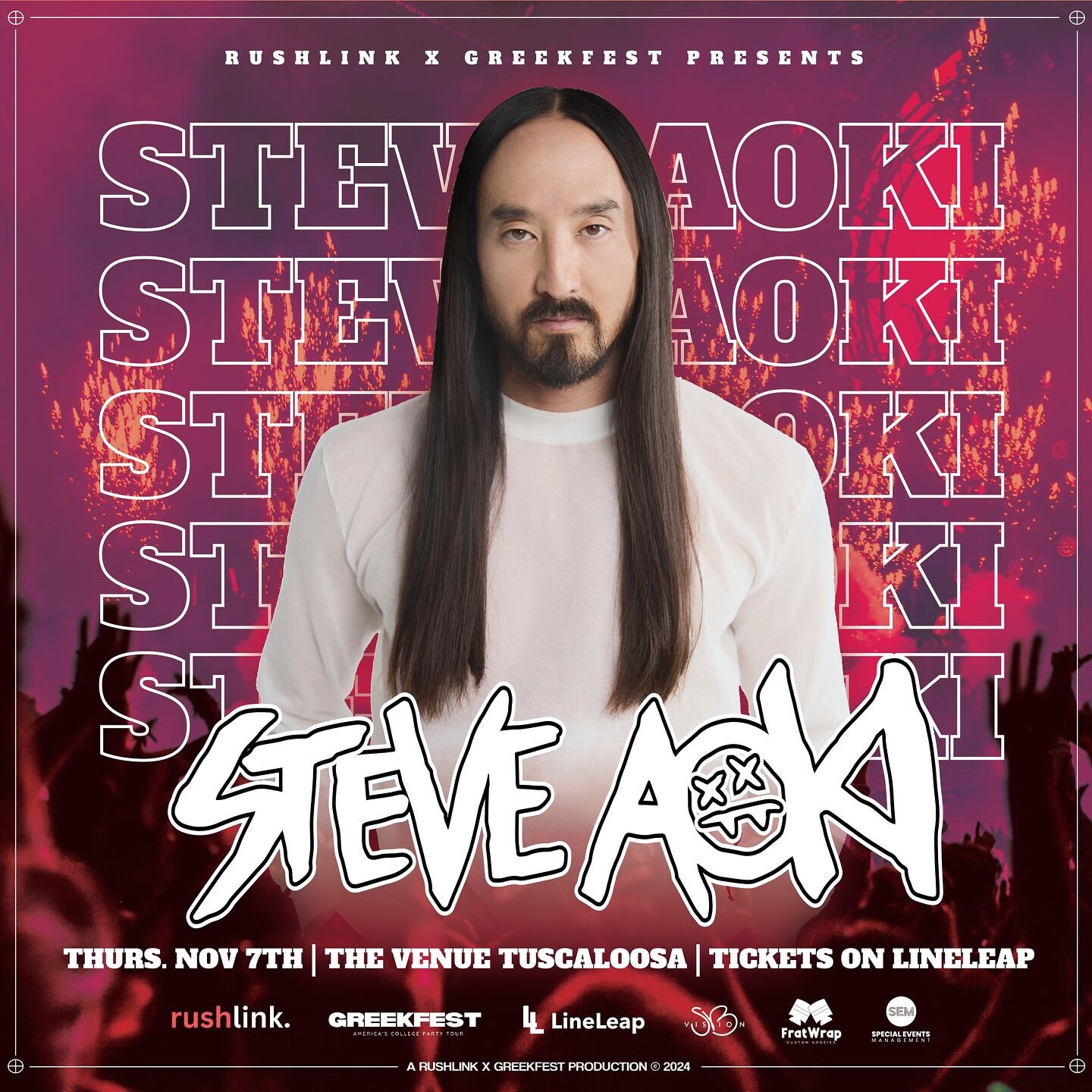 It's Electric… or it's electronic dance music legend Steve Aoki
