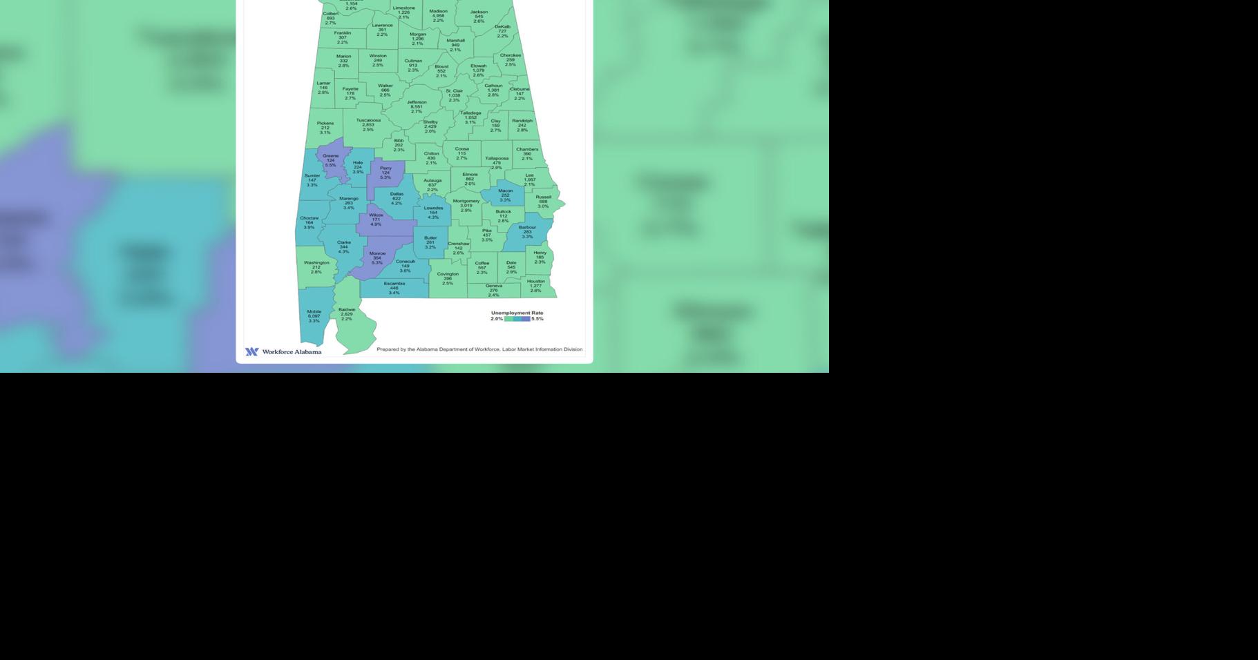 Alabama’s unemployment rate increases slightly in April, state sets new record high jobs count